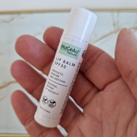 Natural Vegan Lip Balm SPF30 for Daily Use