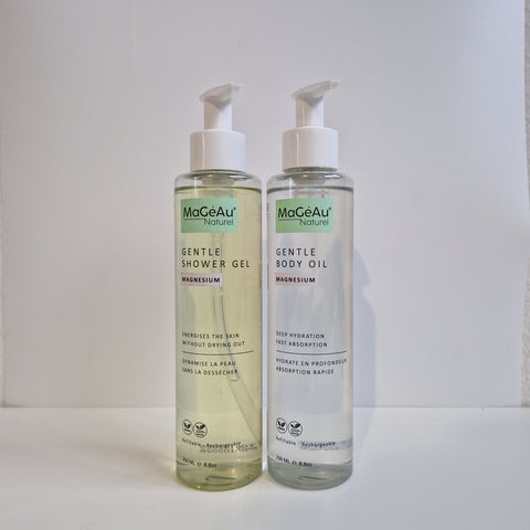 Natural Shower Gel & Body Oil Set