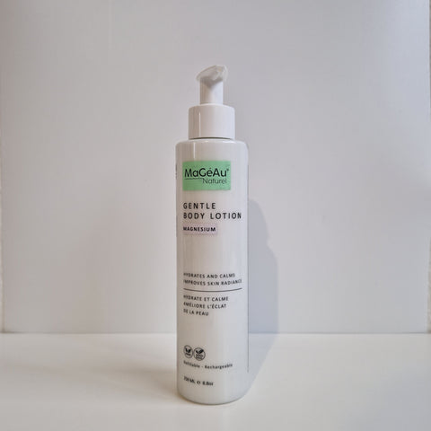 
Mageau Naturel Magnesium Body Lotion for Dry & Sensitive Skin bottle on a light gray background