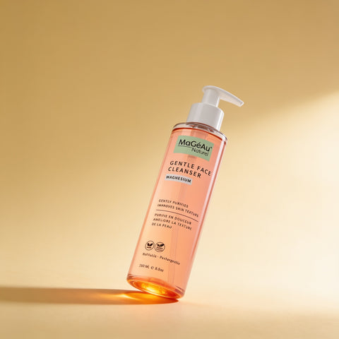 Nettoyant Visage au Magnésium pour Peau Sensible, Stressée & Fragile