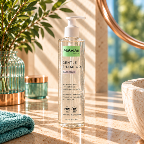 Magnesium Shampoo für empfindliche & gestresste Kopfhaut
