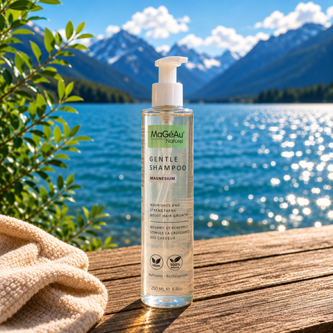 Magnesium Shampoo für empfindliche & gestresste Kopfhaut
